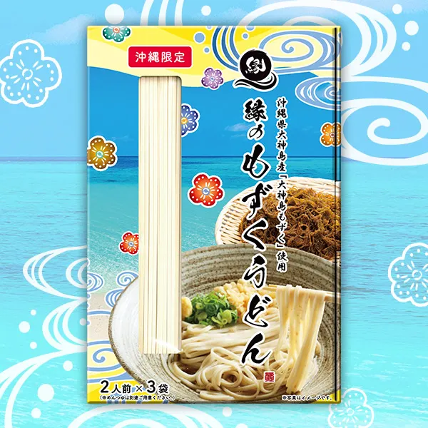 縁のもずくうどん（3袋入りボックス）